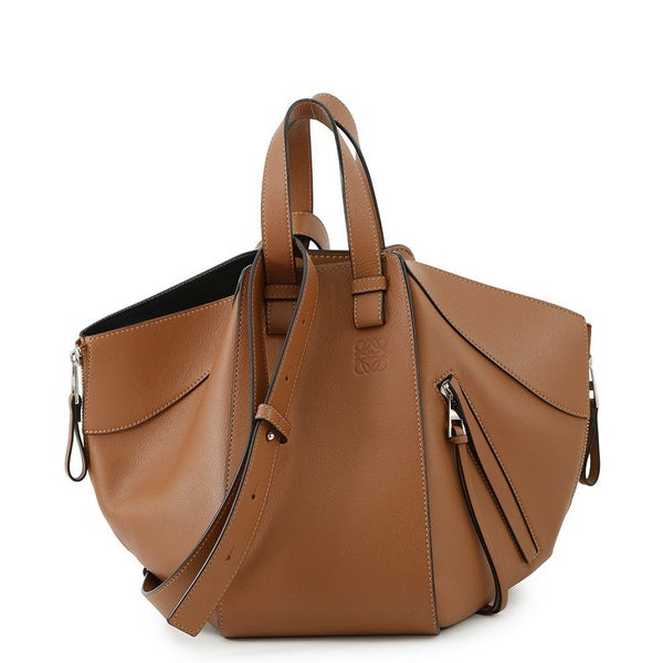 ロエベ ショルダーバッグ ハンモックバッグ スモール 387.30.S35 LOEWE 2WAY ブラウン セール品
