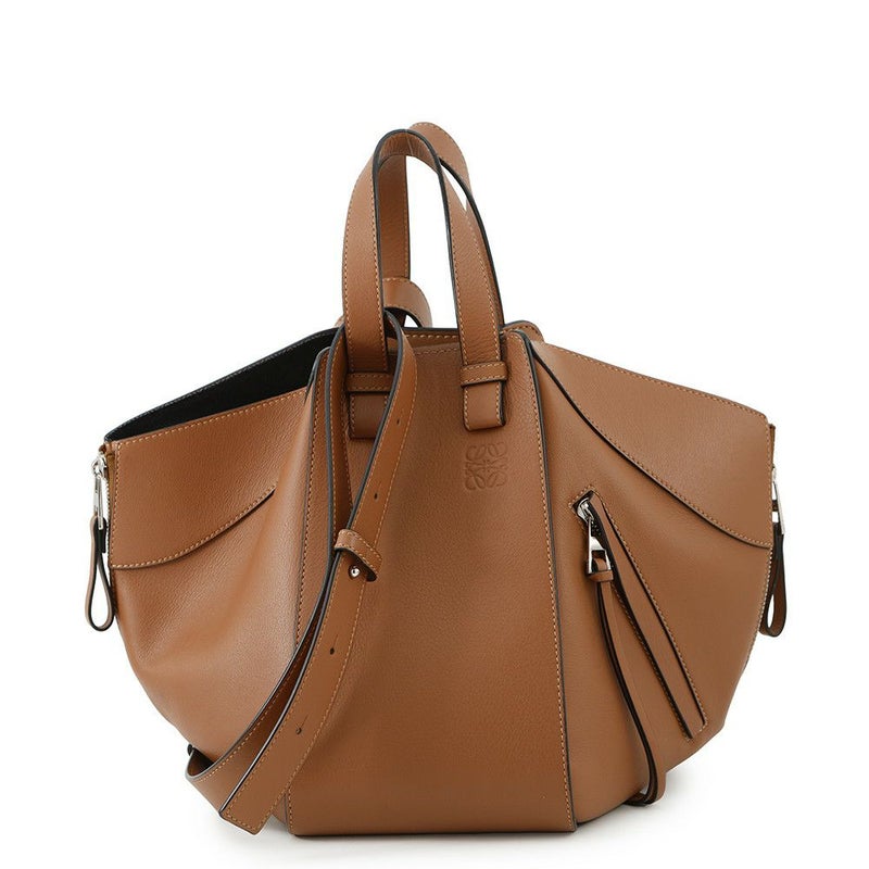 ロエベ ショルダーバッグ ハンモックバッグ スモール 387.30.S35 LOEWE 2WAY ブラウン セール品