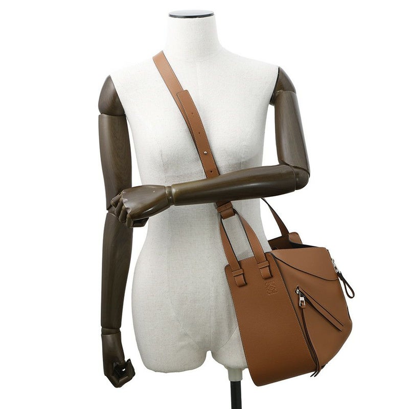 ロエベ ショルダーバッグ ハンモックバッグ スモール 387.30.S35 LOEWE 2WAY ブラウン セール品