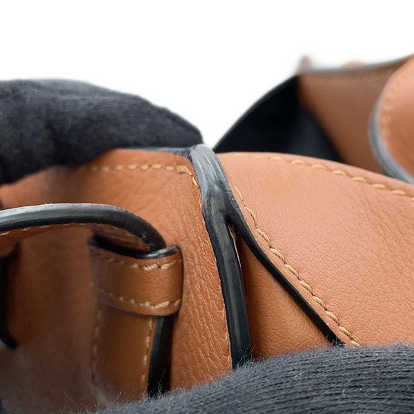ロエベ ショルダーバッグ ハンモックバッグ スモール 387.30.S35 LOEWE 2WAY ブラウン セール品