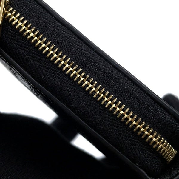 セリーヌ コインケース トリオンフ コンパクト ジップドウォレット レザー 10B663BFU CELINE 財布 黒