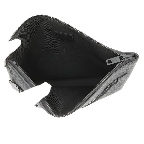 ルイヴィトン クラッチバッグ グレインレザー テイクオフ・ポーチ M69837 LOUIS VUITTON ブラック 黒 メンズ