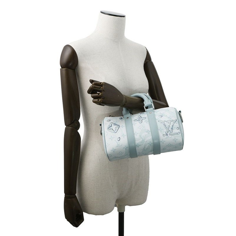 ルイヴィトン ハンドバッグ モノグラム・アクアガーデン キーポル・バンドリエール25 M22527 2wayショルダーバッグ 2023秋冬