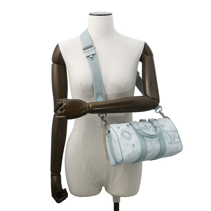 ルイヴィトン ハンドバッグ モノグラム・アクアガーデン キーポル・バンドリエール25 M22527 2wayショルダーバッグ 2023秋冬