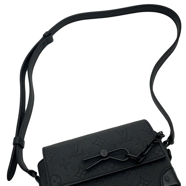 ルイヴィトン 長財布 モノグラム・トリヨン スティーマー・ウェアラブル ウォレット M81746 ショルダーバッグ 黒 ブラック
