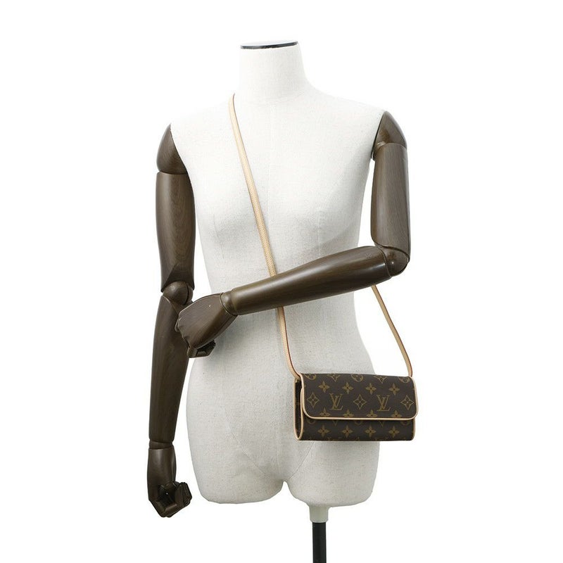 ルイヴィトン ショルダーバッグ モノグラム ポシェットツインPM M51854 LOUIS VUITTON