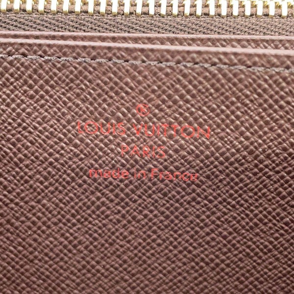 ルイヴィトン 長財布 ダミエ・エベヌ ジッピー・ウォレット N41661 LOUIS VUITTON ラウンドファスナー