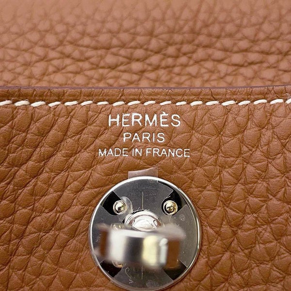 エルメス リンディ ミニ ゴールド/シルバー金具 トリヨンクレマンス W刻印 2wayショルダー