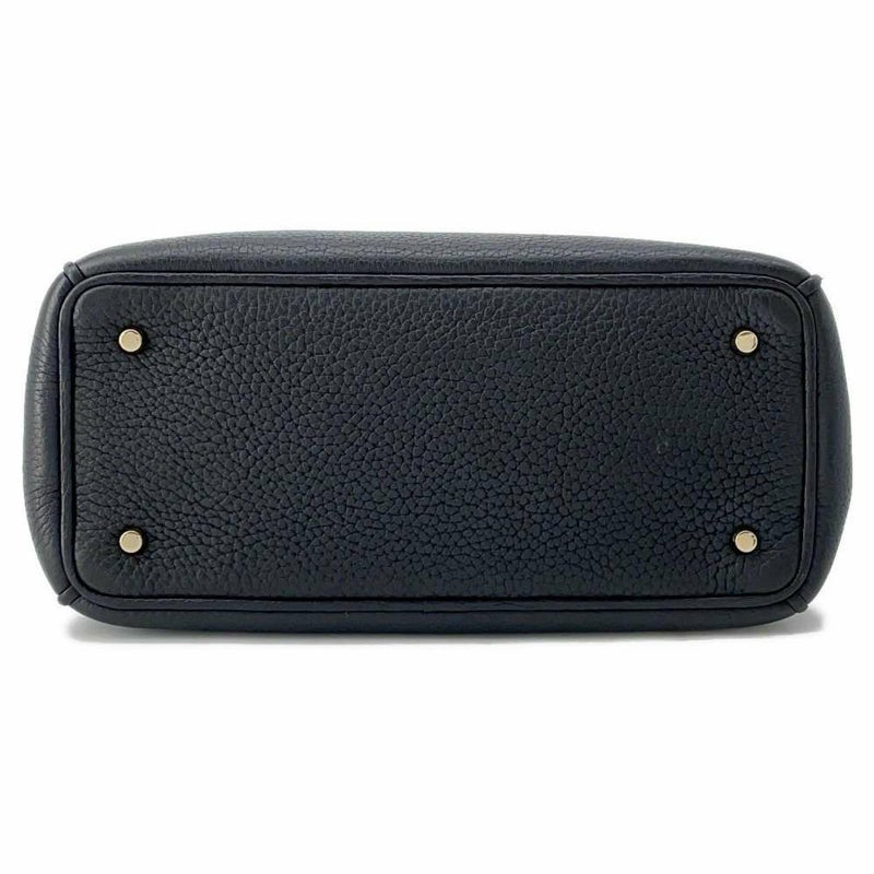 クリスチャン・ディオール ハンドバッグ ディオリッシモ レザー M09020TRL Christian Dior 2wayショルダー 黒