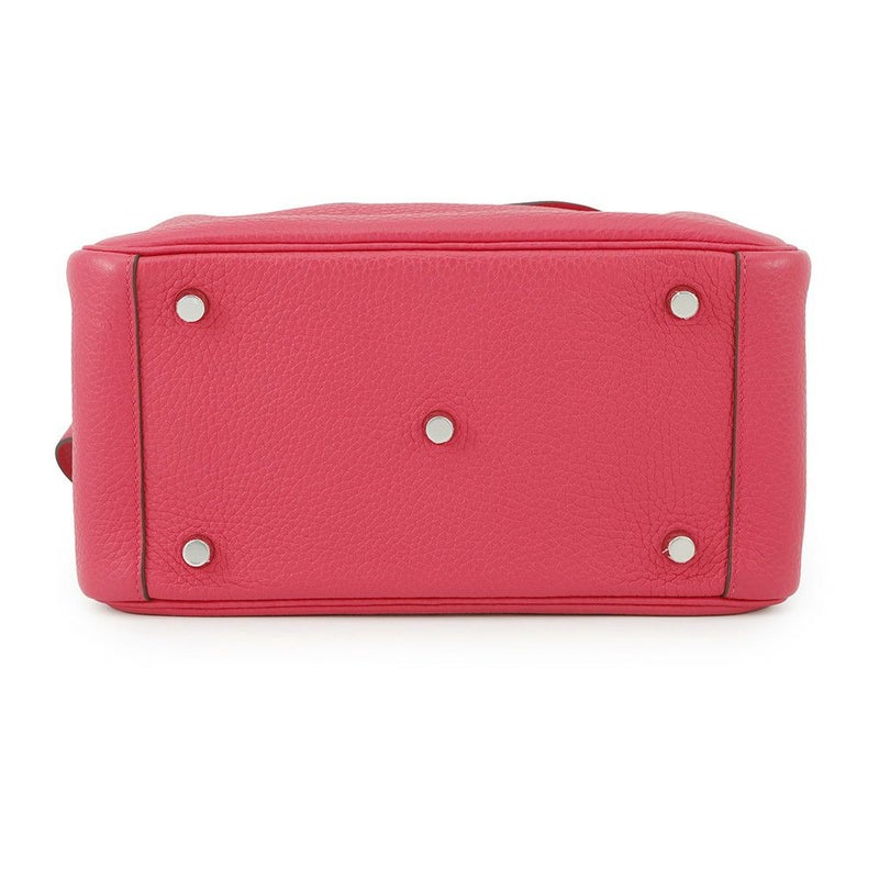 エルメス ハンドバッグ リンディ26  ローズエクストリーム/シルバー金具 トリヨンクレマンス D刻印 2wayショルダー