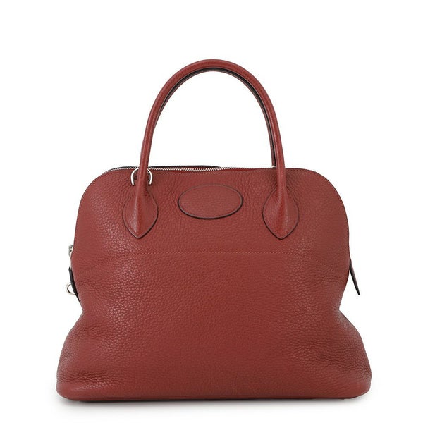 エルメス ハンドバッグ ボリード31 ルージュアッシュ/シルバー金具 トリヨンクレマンス □I刻印 2wayショルダー