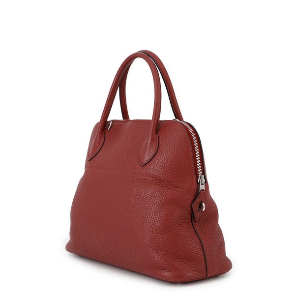 エルメス ハンドバッグ ボリード31 ルージュアッシュ/シルバー金具 トリヨンクレマンス □I刻印 2wayショルダー