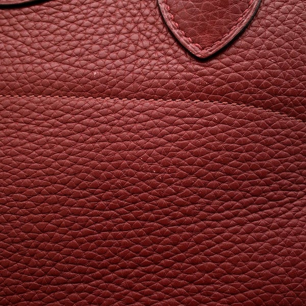 エルメス ハンドバッグ ボリード31 ルージュアッシュ/シルバー金具 トリヨンクレマンス □I刻印 2wayショルダー