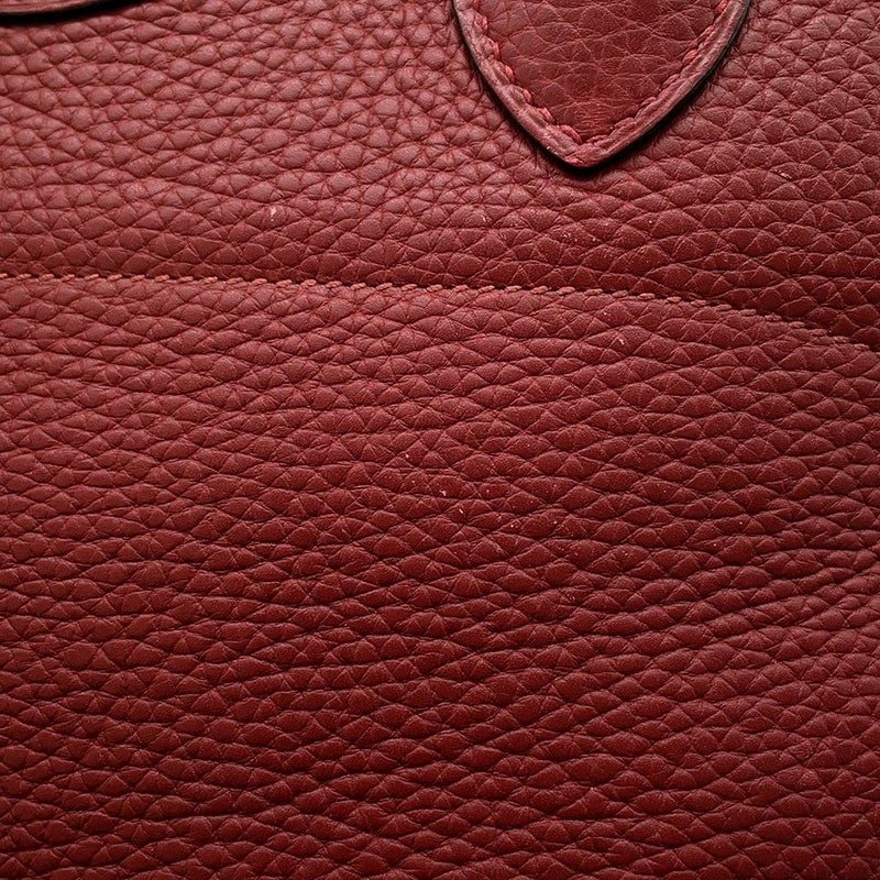 エルメス ハンドバッグ ボリード31 ルージュアッシュ/シルバー金具 トリヨンクレマンス □I刻印 2wayショルダー