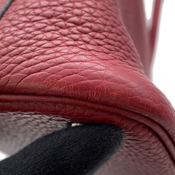 エルメス ハンドバッグ ボリード31 ルージュアッシュ/シルバー金具 トリヨンクレマンス □I刻印 2wayショルダー