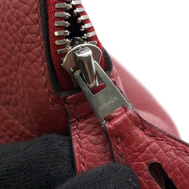 エルメス ハンドバッグ ボリード31 ルージュアッシュ/シルバー金具 トリヨンクレマンス □I刻印 2wayショルダー