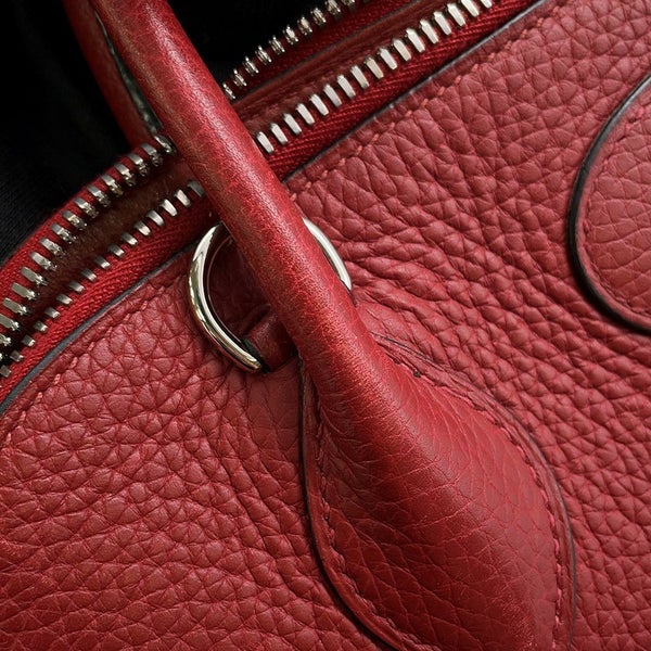 エルメス ハンドバッグ ボリード31 ルージュアッシュ/シルバー金具 トリヨンクレマンス □I刻印 2wayショルダー