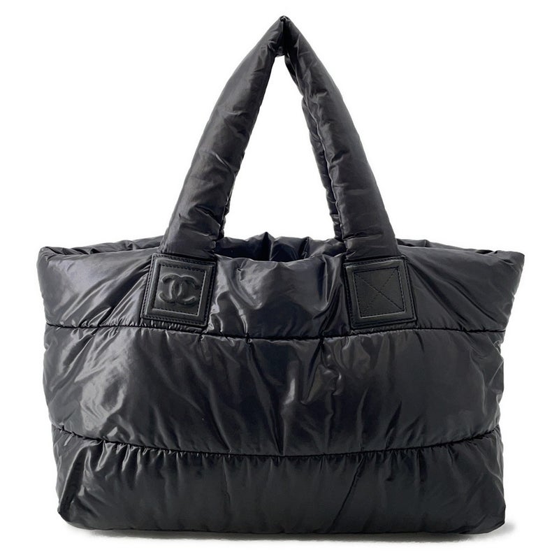 シャネル トートバッグ コココクーン ココマーク ナイロン A47107 CHANEL バッグ 黒