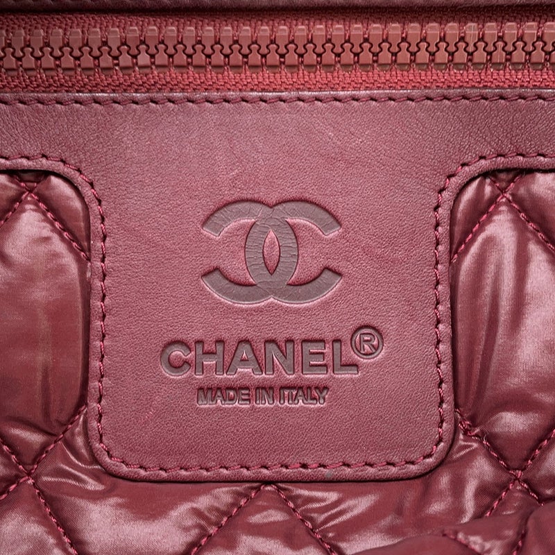 シャネル トートバッグ コココクーン ココマーク ナイロン A47107 CHANEL バッグ 黒