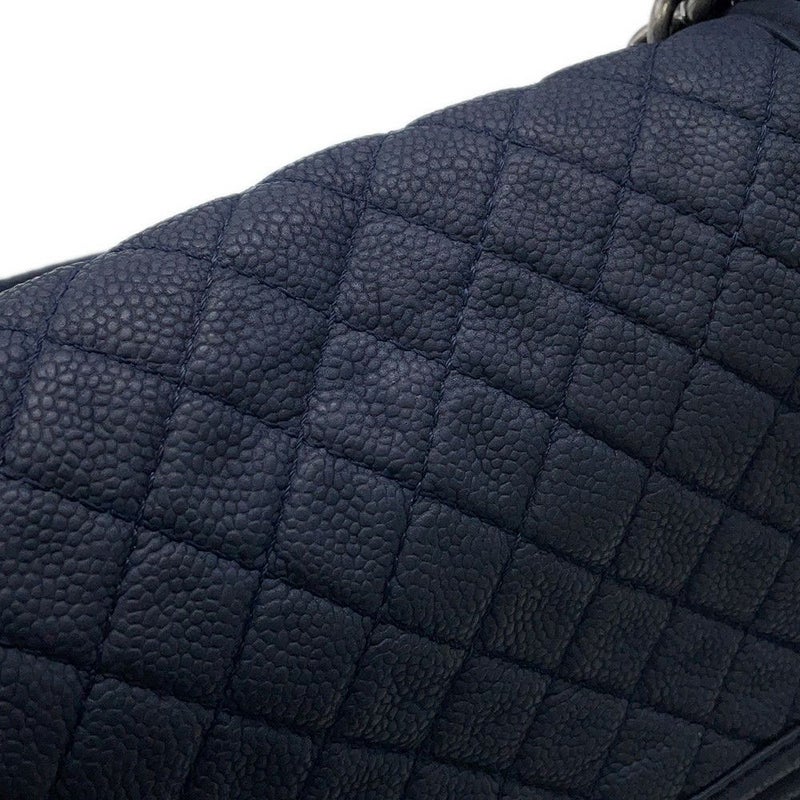 シャネル チェーンショルダーバッグ ボーイシャネル キャビアスキン A67086 CHANEL バッグ