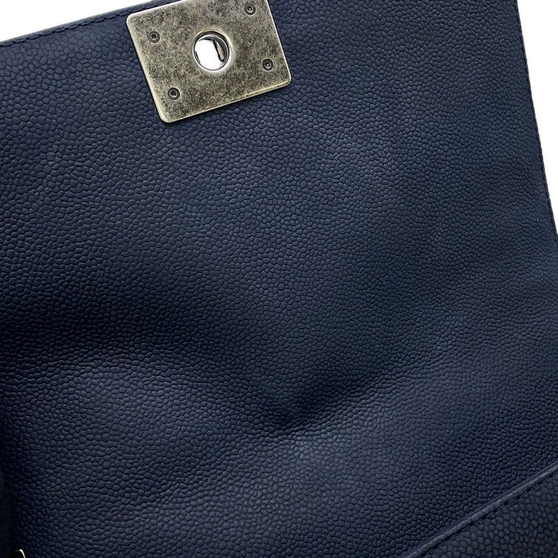 シャネル チェーンショルダーバッグ ボーイシャネル キャビアスキン A67086 CHANEL バッグ