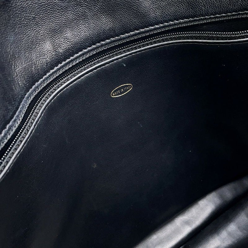 シャネル チェーントートバッグ ココマーク ラムスキン CHANEL バッグ 黒