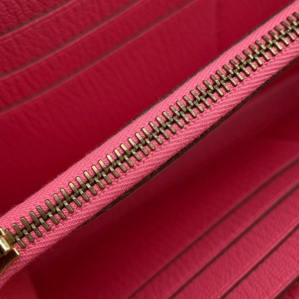 エルメス 長財布 ケリーウォレット ロング ローズリップスティック/ゴールド金具 シェブルミゾル X刻印