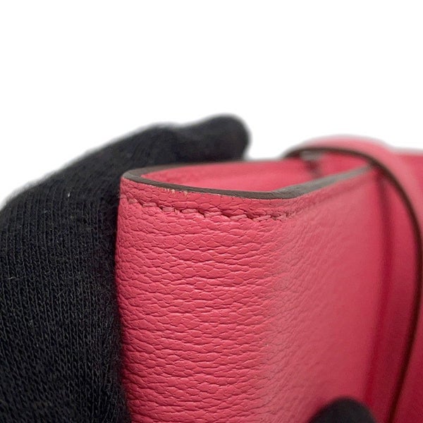 エルメス 長財布 ケリーウォレット ロング ローズリップスティック/ゴールド金具 シェブルミゾル X刻印