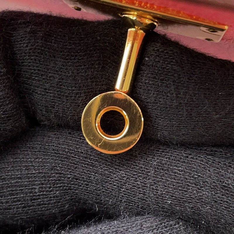 エルメス 長財布 ケリーウォレット ロング ローズリップスティック/ゴールド金具 シェブルミゾル X刻印