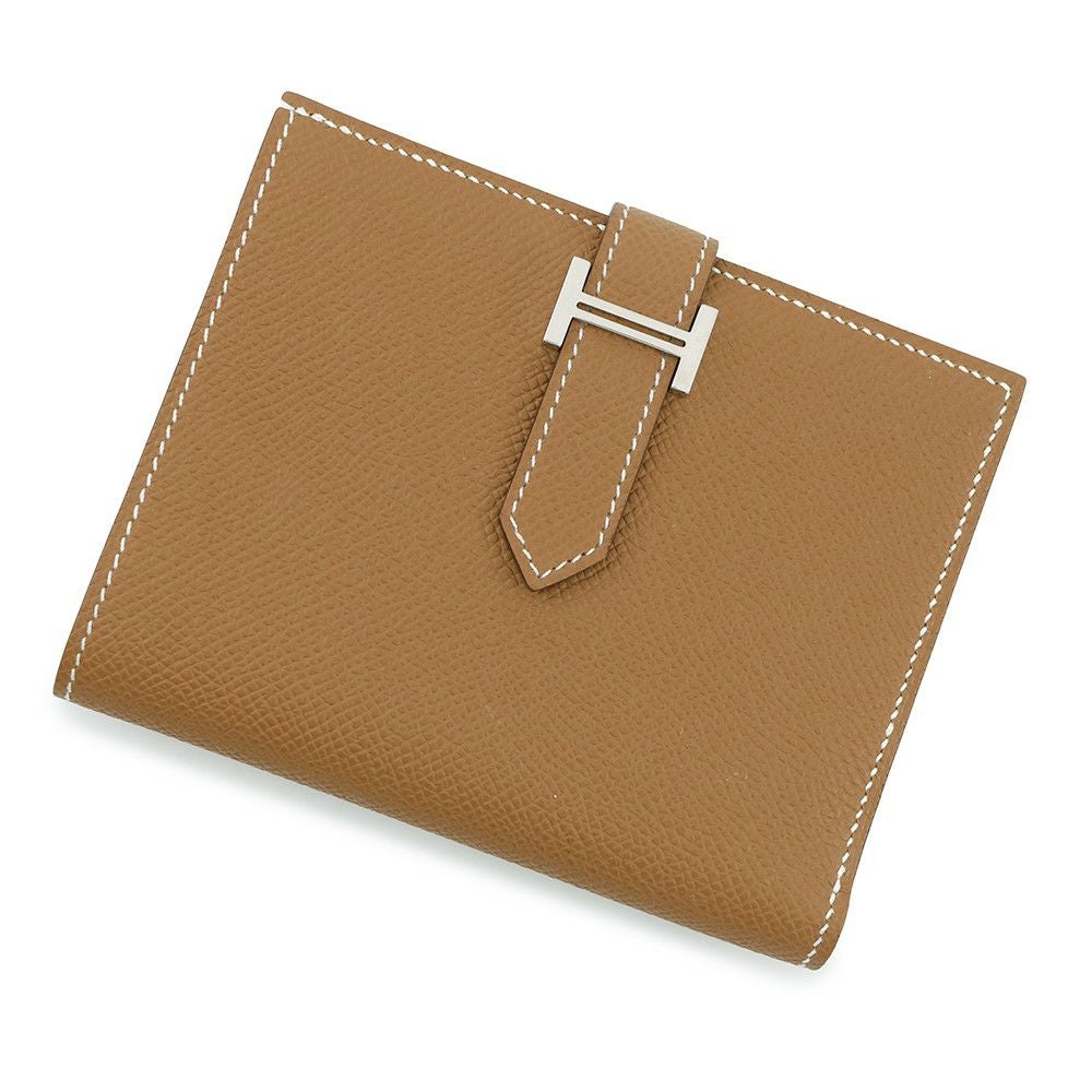エルメス　長財布　札入　カードケース　ゴールド　クシュベル　エプソン　ウォレット エルメス 二つ折り財布 ベアンコンパクト ゴールド/シルバー金具