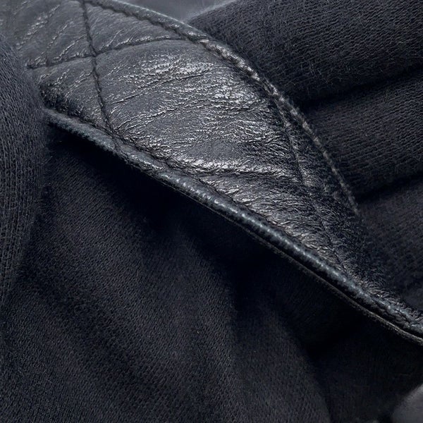 シャネル ショルダーバッグ フルフラップ マトラッセ ココマーク ラムスキン CHANEL バッグ 黒