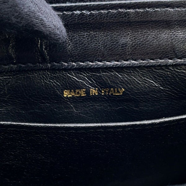 シャネル ショルダーバッグ フルフラップ マトラッセ ココマーク ラムスキン CHANEL バッグ 黒