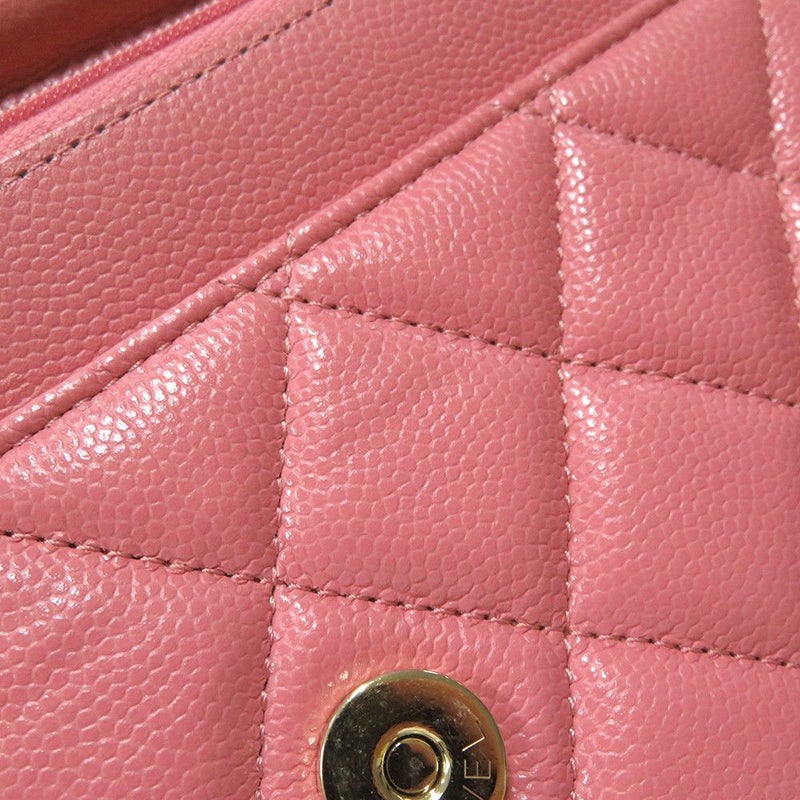 シャネル チェーンウォレット マトラッセ ココマーク キャビアスキン キルティング AP0250 CHANEL 財布