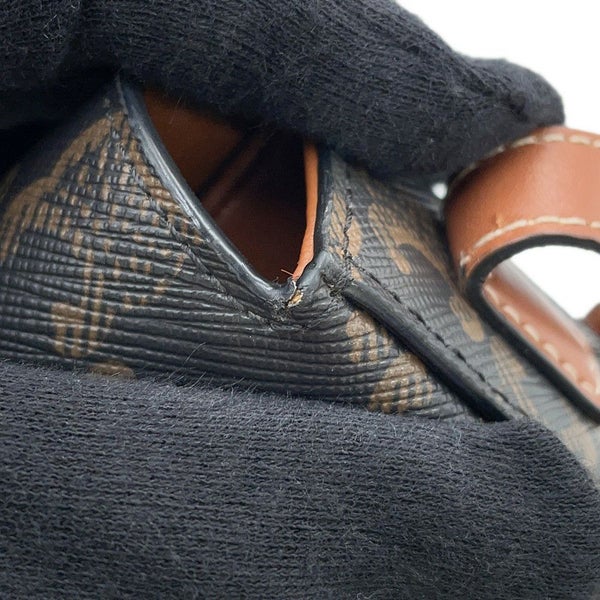 セリーヌ ショルダーバッグ トリオンフ クロード PVC 194142 CELINE ワンショルダーバッグ ブラウン