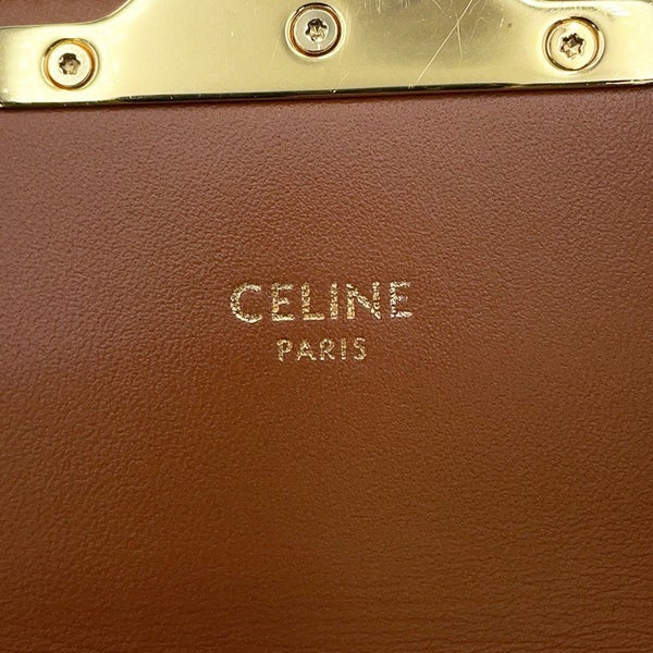 セリーヌ ショルダーバッグ トリオンフ クロード PVC 194142 CELINE ワンショルダーバッグ ブラウン