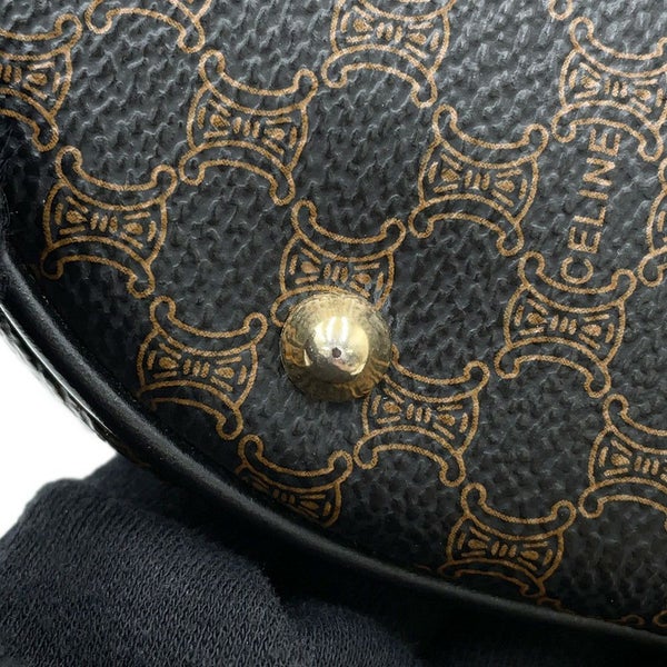 セリーヌ トートバッグ マカダム PVC レザー CELINE 黒