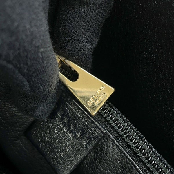 セリーヌ トートバッグ マカダム PVC レザー CELINE 黒