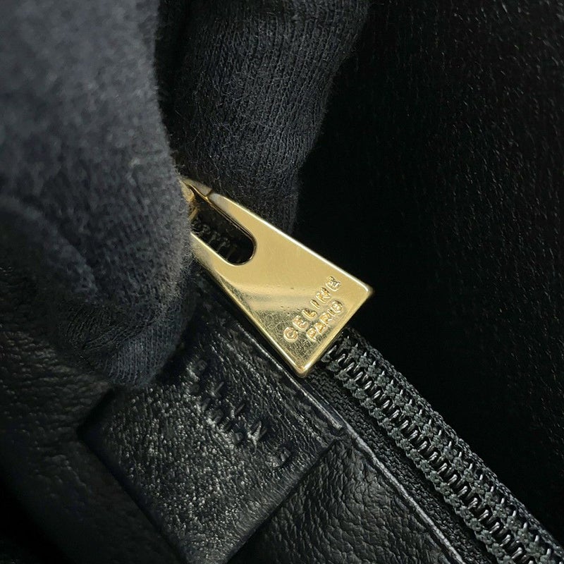 セリーヌ トートバッグ マカダム PVC レザー CELINE 黒