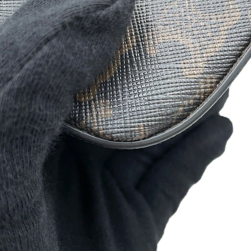 セリーヌ ショルダーバッグ トリオンフ メッセンジャーバッグ PVC/レザー CELINE 黒