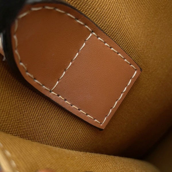 セリーヌ ハンドバッグ トリオンフ ミニ バーティカル カバ 194372 CELINE 2way ブラウン