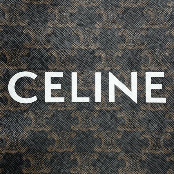 セリーヌ ハンドバッグ トリオンフ ミニ バーティカル カバ 194372 CELINE 2way ブラウン