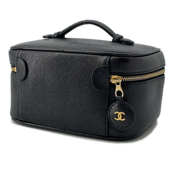 シャネル バニティバッグ ココマーク キャビアスキン 横型 A01997 CHANEL バッグ