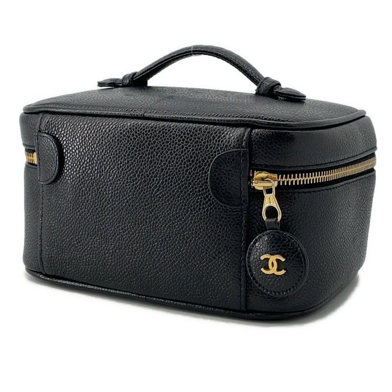 シャネル バニティバッグ ココマーク キャビアスキン 横型 A01997 CHANEL バッグ