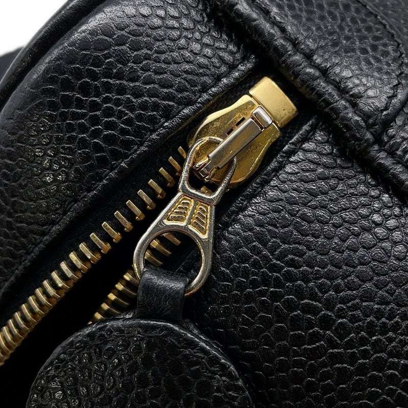 シャネル バニティバッグ ココマーク キャビアスキン 横型 A01997 CHANEL バッグ