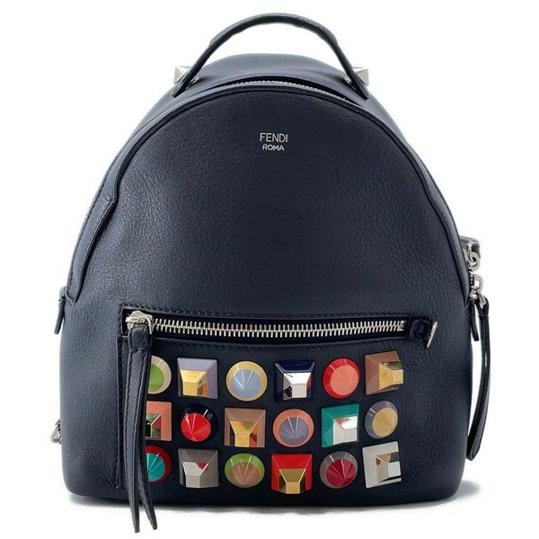 フェンディ リュック バイザウェイ ミニ レザー 8BZ038 FENDI バッグ バックパック 黒