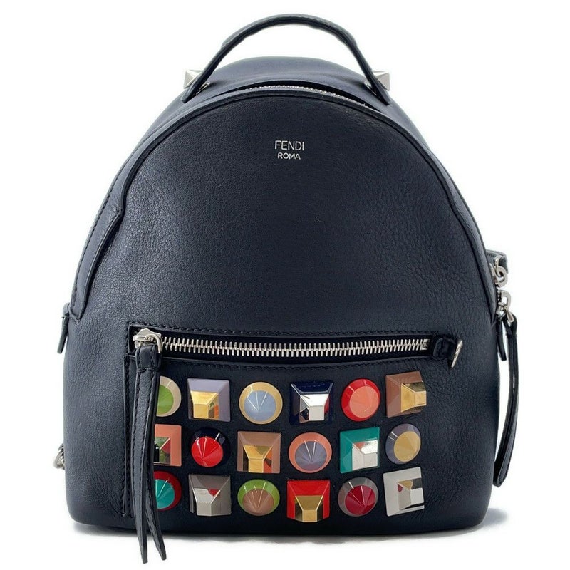 フェンディ リュック バイザウェイ ミニ レザー 8BZ038 FENDI バッグ バックパック 黒