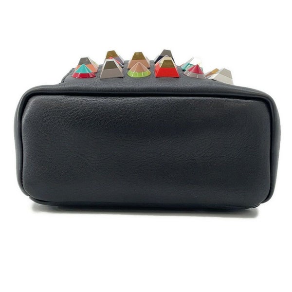 フェンディ リュック バイザウェイ ミニ レザー 8BZ038 FENDI バッグ バックパック 黒