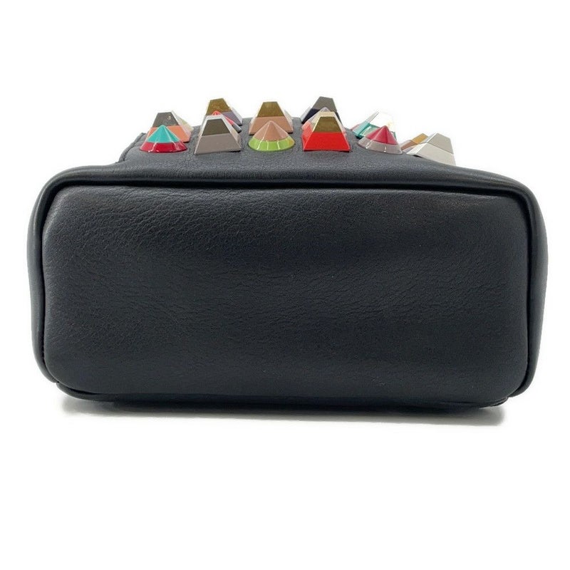 フェンディ リュック バイザウェイ ミニ レザー 8BZ038 FENDI バッグ バックパック 黒