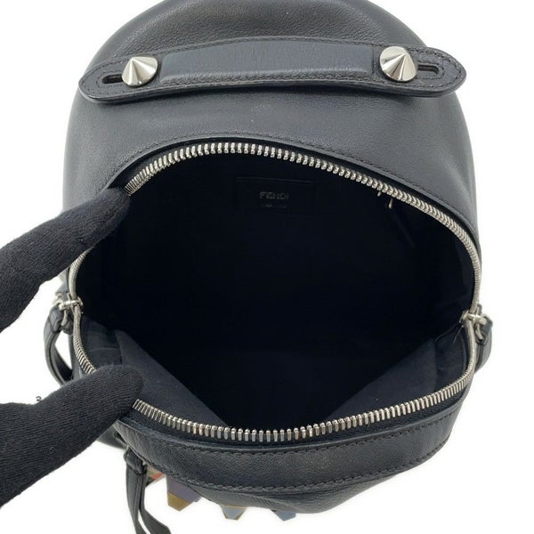 フェンディ リュック バイザウェイ ミニ レザー 8BZ038 FENDI バッグ バックパック 黒