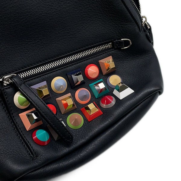 フェンディ リュック バイザウェイ ミニ レザー 8BZ038 FENDI バッグ バックパック 黒